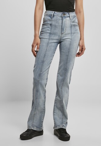 Urban Classics Regular Jeans in Blauw: voorkant