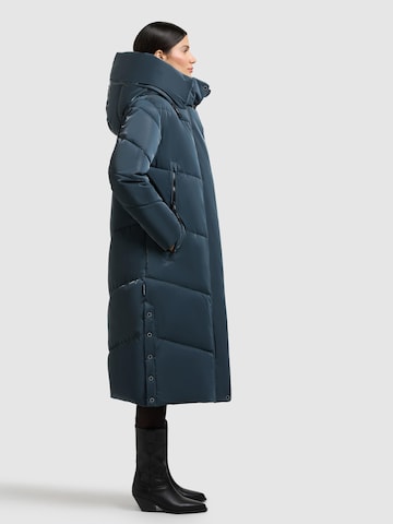 khujo Winter coat 'Pulset Shiny' in Blue