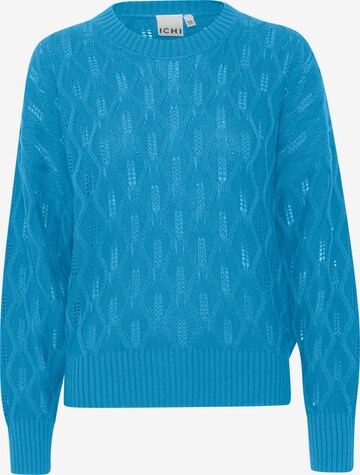 ICHI Sweater in Blue: front