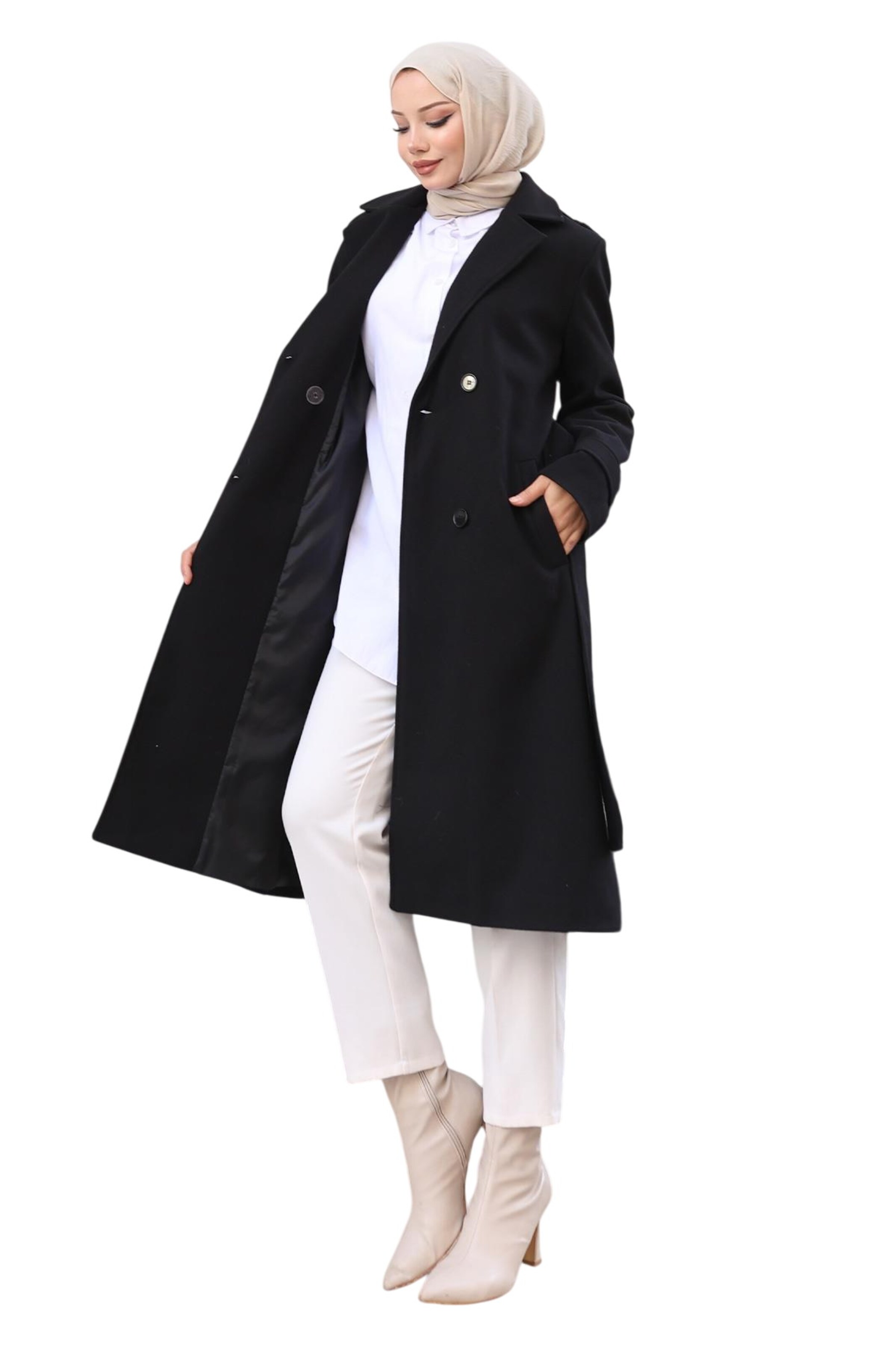 MODAMIHRAM Winter coat in Black