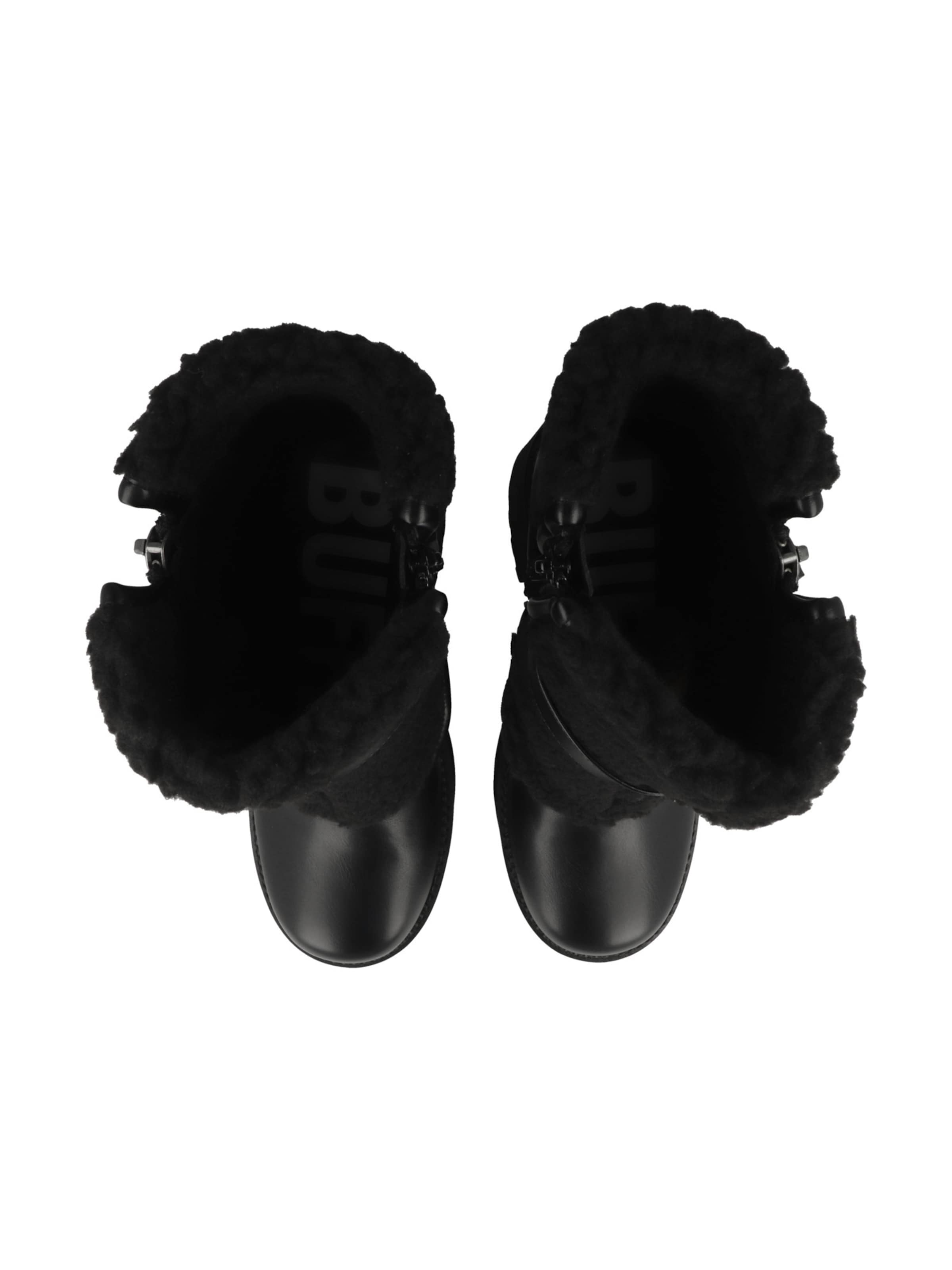 BUFFALO - Botas pelo tornozelo 'Killah Fold' em preto