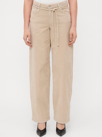 Only Tall Loosefit Παντελόνι 'ONLGIANNA-GLOBAL' σε μπεζ: μπροστά