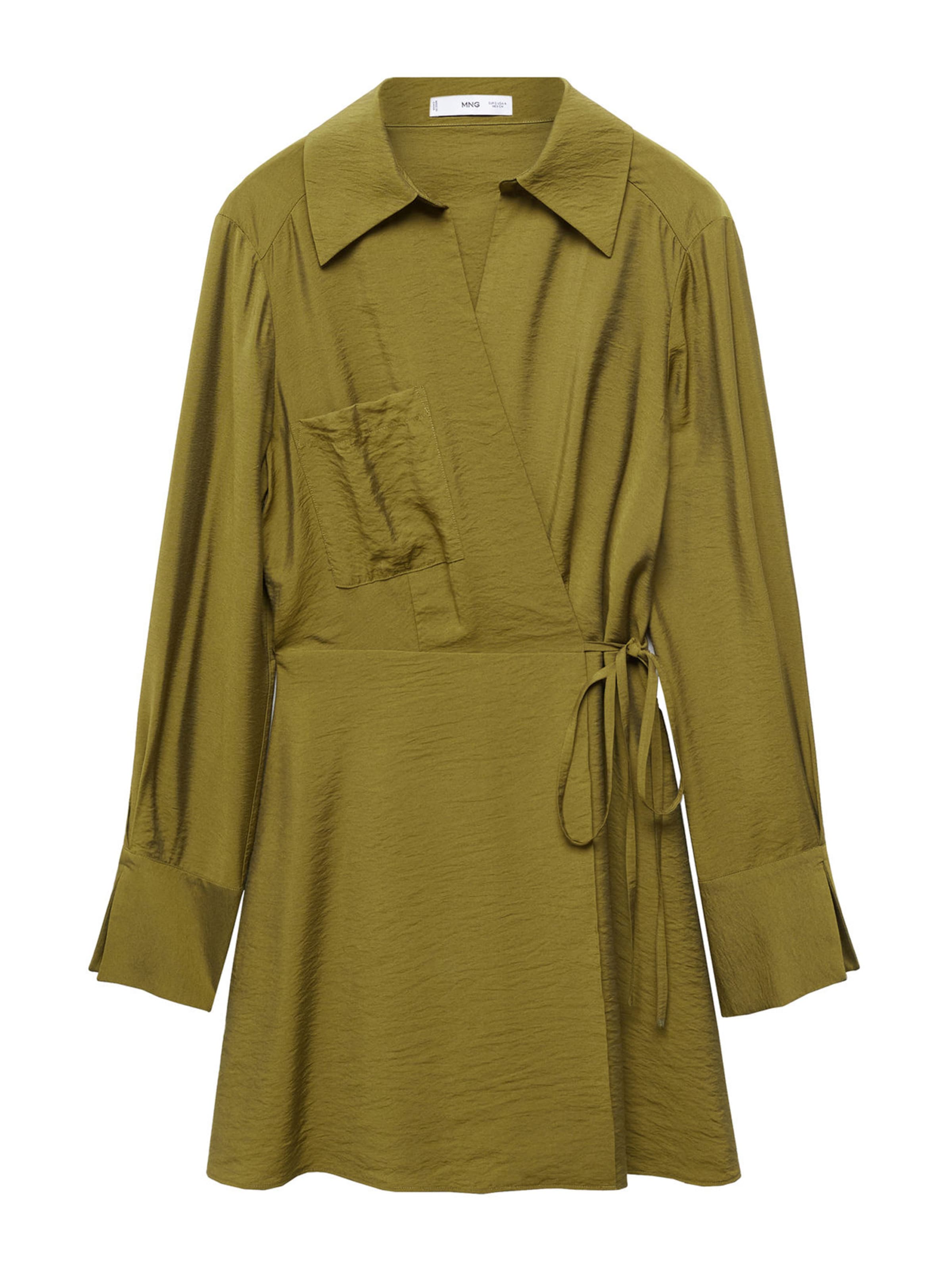 MANGO Sukienka w kolorze zielony: przód