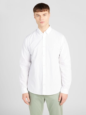 JACK & JONES Regular fit Button Up Shirt in White: front