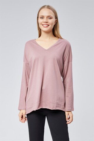 HOME STORE Shirt in Braun: Vorderseite