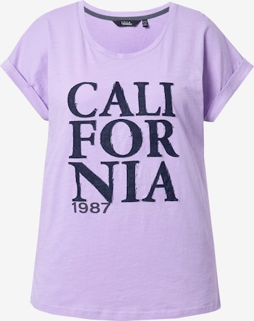 Ulla Popken Shirt in Lila: Vorderseite