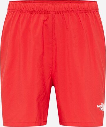 Pantaloni sportivi di THE NORTH FACE in rosso: frontale