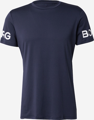 T-Shirt fonctionnel BJÖRN BORG en bleu : devant