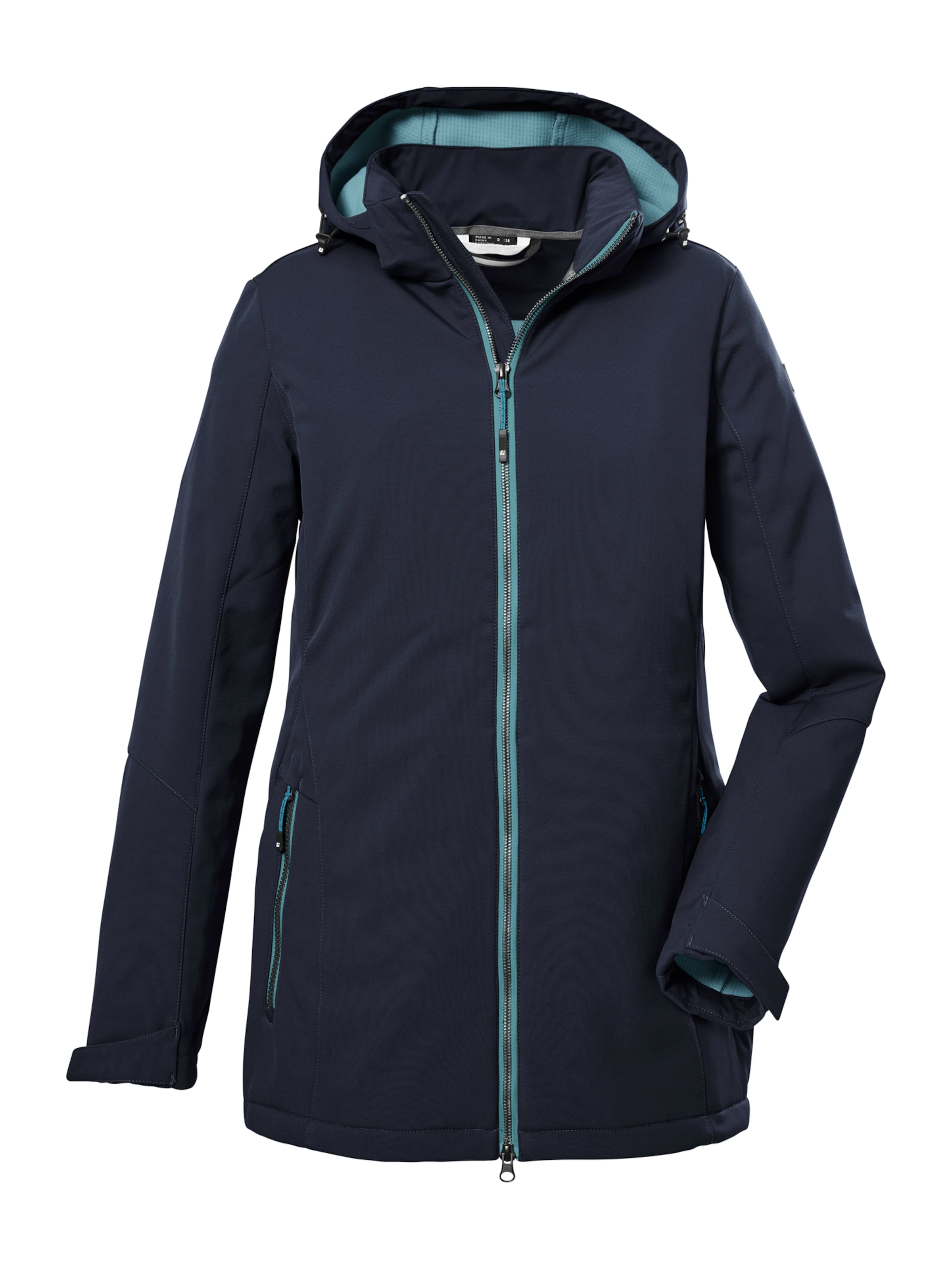 KILLTEC Outdoor Jacket in Blue: front