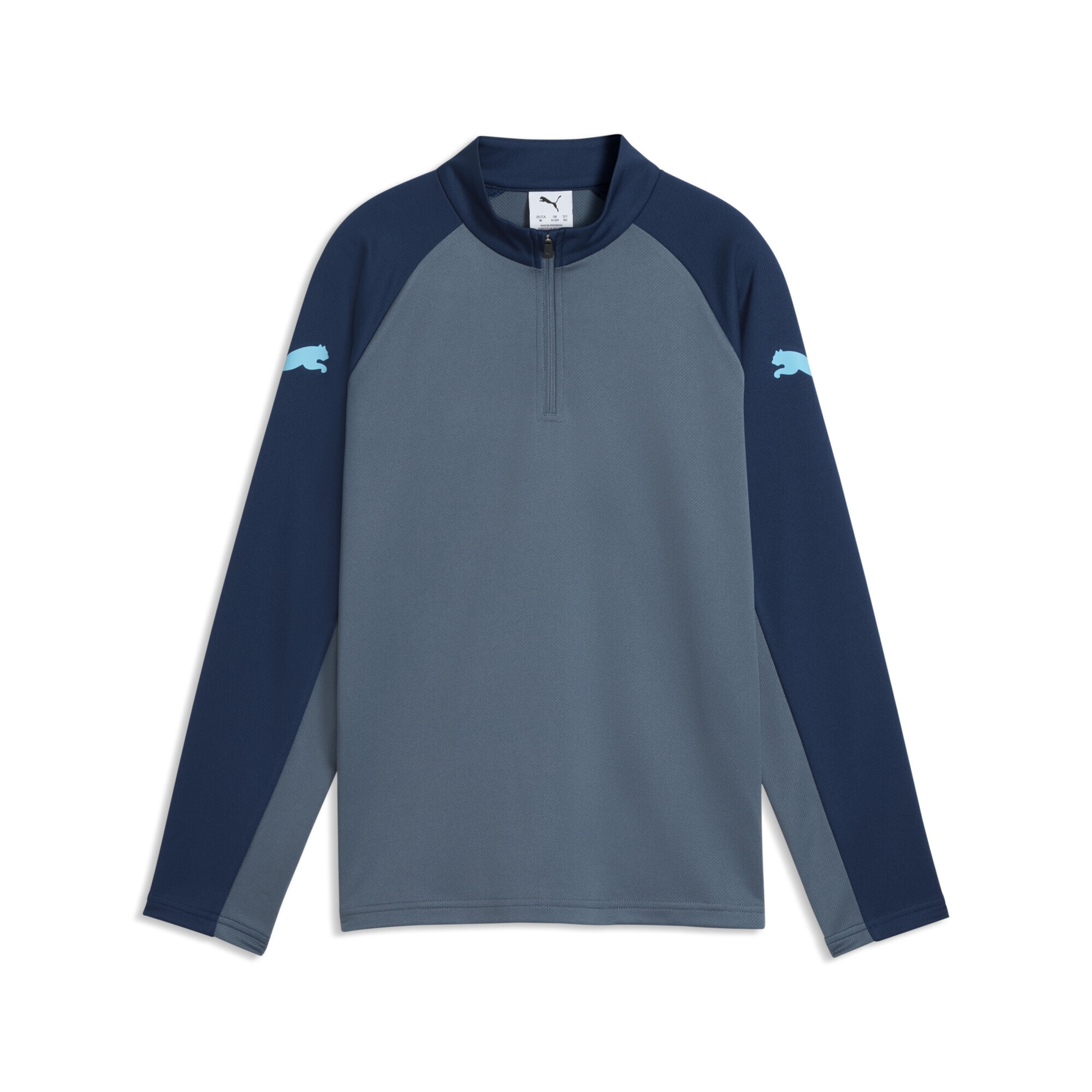Veste en polaire PUMA en bleu : devant