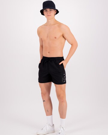 Nike Swim Sportbadehose in Schwarz