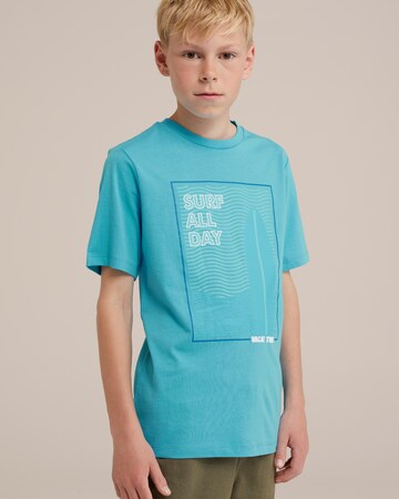 WE Fashion T-Shirt in Blau