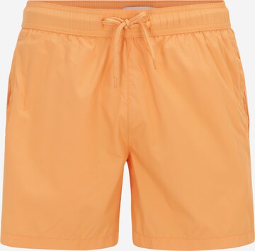 TOPMAN Board Shorts in Orange: front