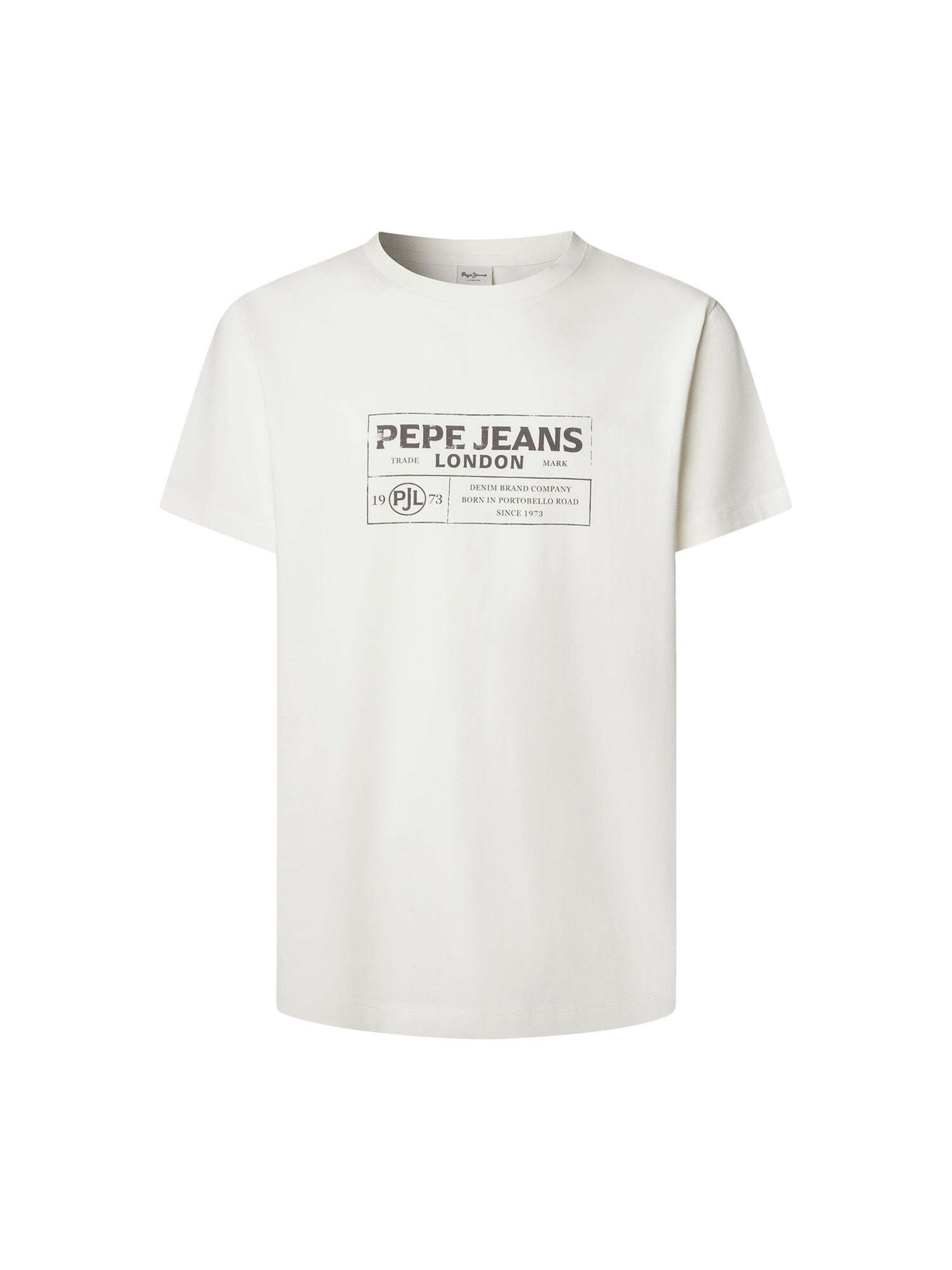 Pepe Jeans Shirt 'Tharky' in Wit: voorkant