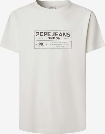 Maglietta 'Tharky' di Pepe Jeans in bianco: frontale