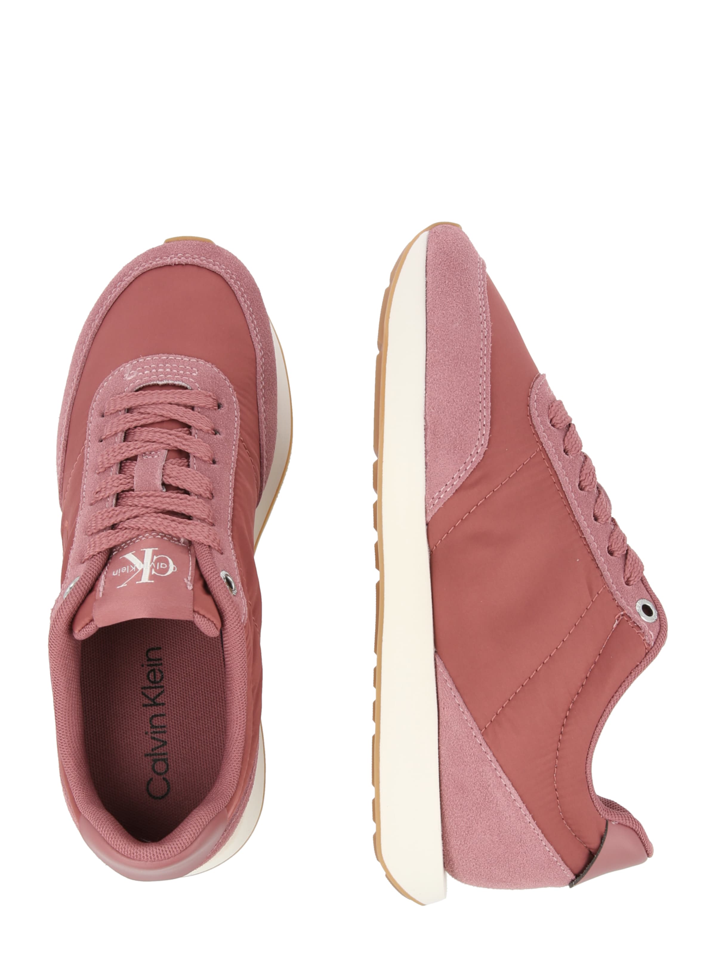 Calvin Klein Sneakers laag 'RETRO RUNNER' in Rood
