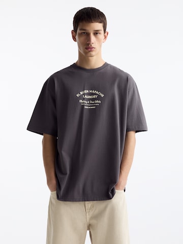 Pull&Bear T-Shirt in Grau