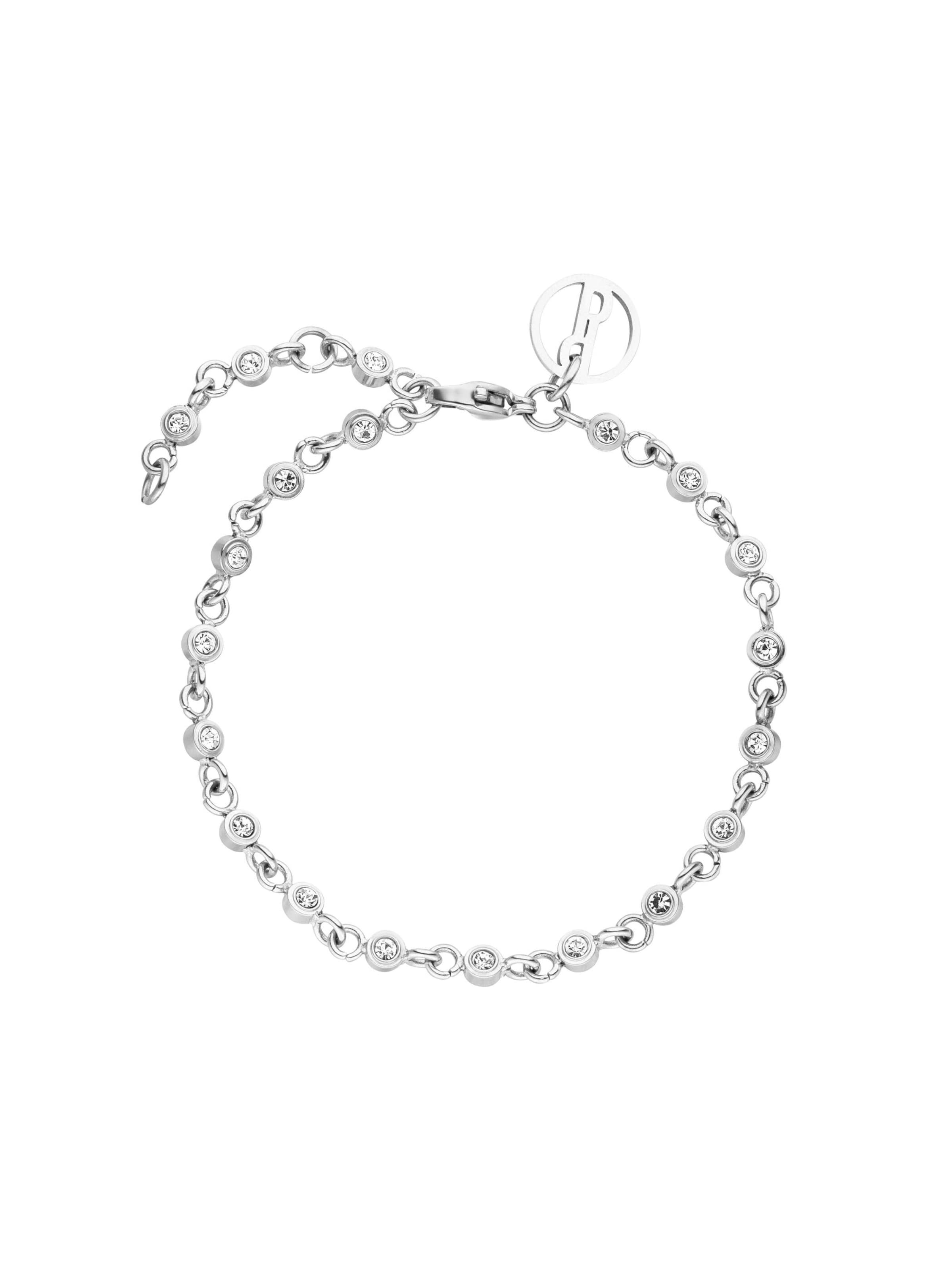 PURELEI Armband 'Polite' in Silber: Vorderseite