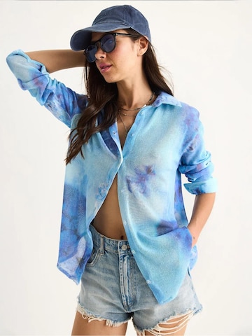 Chemisier Bianco Lucci en bleu