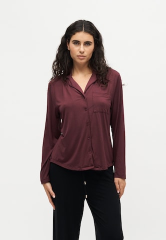 Hunkemöller Pajama Shirt 'Essential' in Purple: front