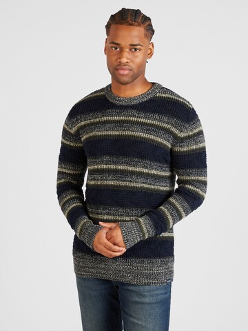 GARCIA Sweater in Blue: front