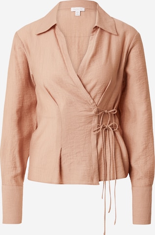 TOPSHOP Blouse in Beige: voorkant