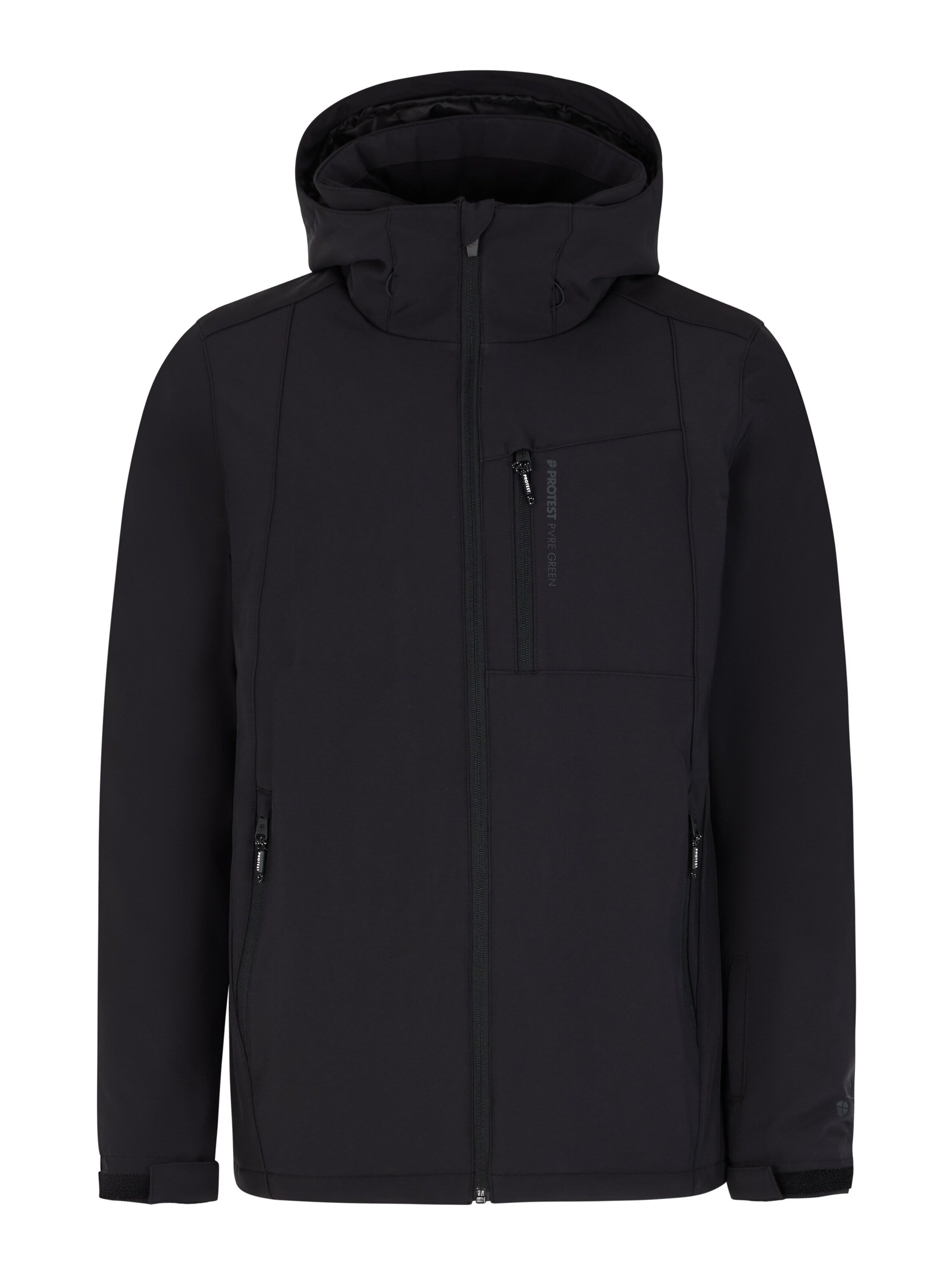 PROTEST Winterjacke 'PRTDUSTAN24'‌‌‌ in Schwarz: Vorderseite