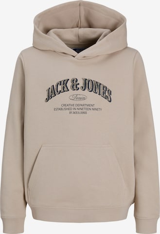 Jack & Jones Junior Свитшот 'JJEDENVER' в Бежевый: спереди