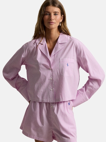 Pyjama ' Shirting Stripes ' Polo Ralph Lauren en rose