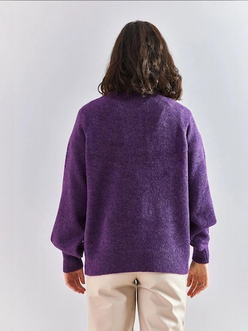 Pullover di Bianco Lucci in lilla