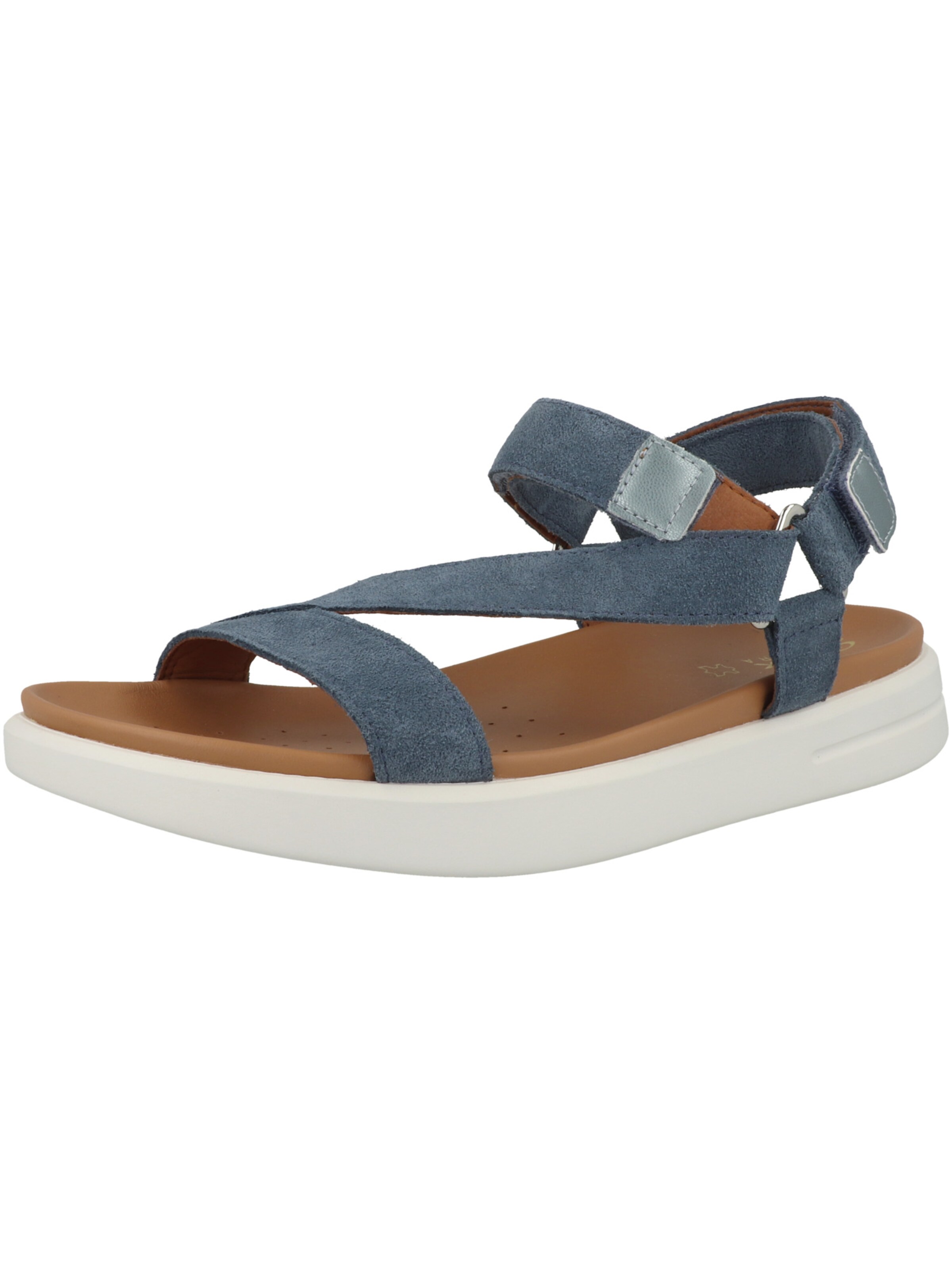 GEOX Sandalen met riem in Blauw: voorkant