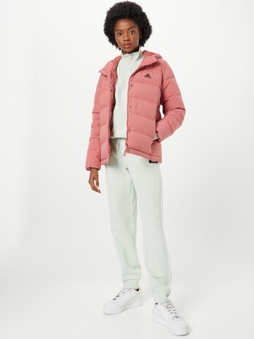 ADIDAS SPORTSWEAR Outdoorjacke 'Helionic Down' in Rot