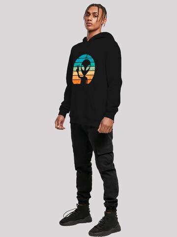 Sweat-shirt 'Alien Piece Sonnenuntergang' F4NT4STIC en noir