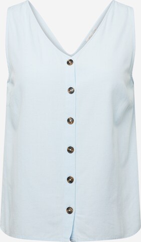 ONLY Carmakoma Blouse 'BILLIE' in Blauw: voorkant