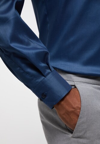 ETERNA Slim fit Overhemd in Blauw