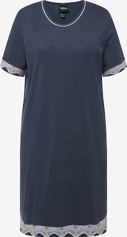 Ulla Popken Nightgown in Blue: front