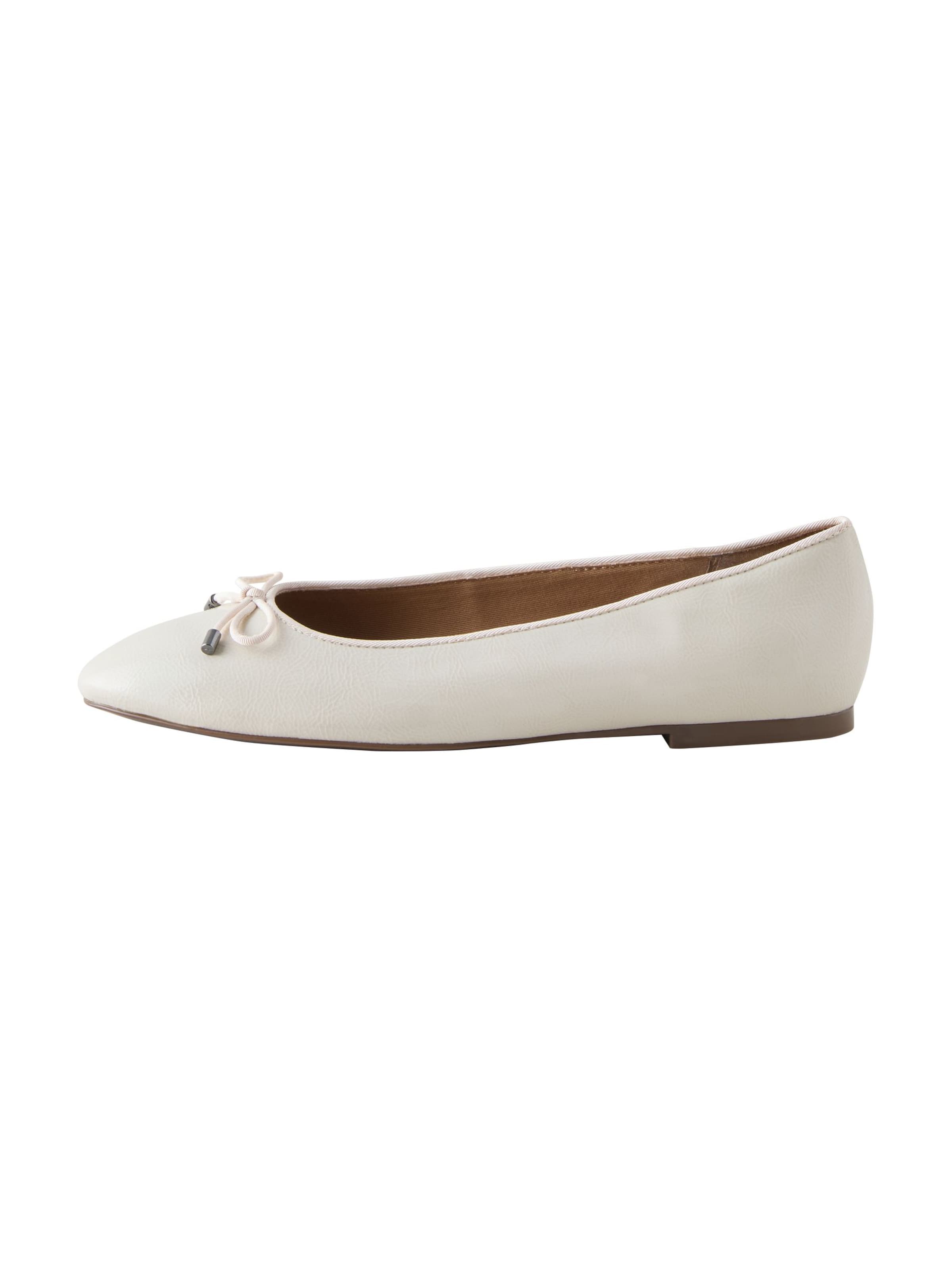 Next Ballerina met riempjes 'Forever Comfort®' in Wit: voorkant