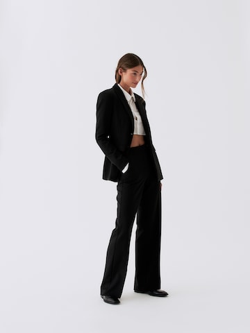 RÆRE by Lorena Rae Loose fit Trousers with creases 'Joy' in Black