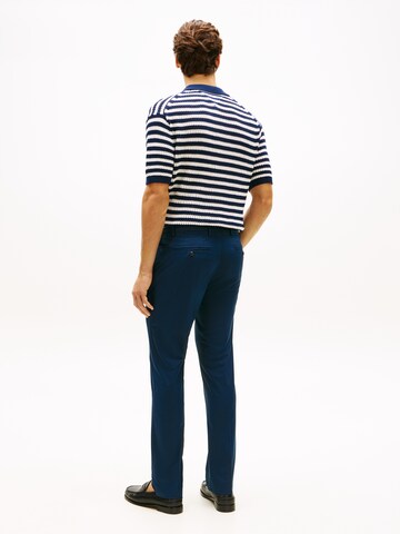TOMMY HILFIGER - Regular Calças com vincos 'Denton' em azul
