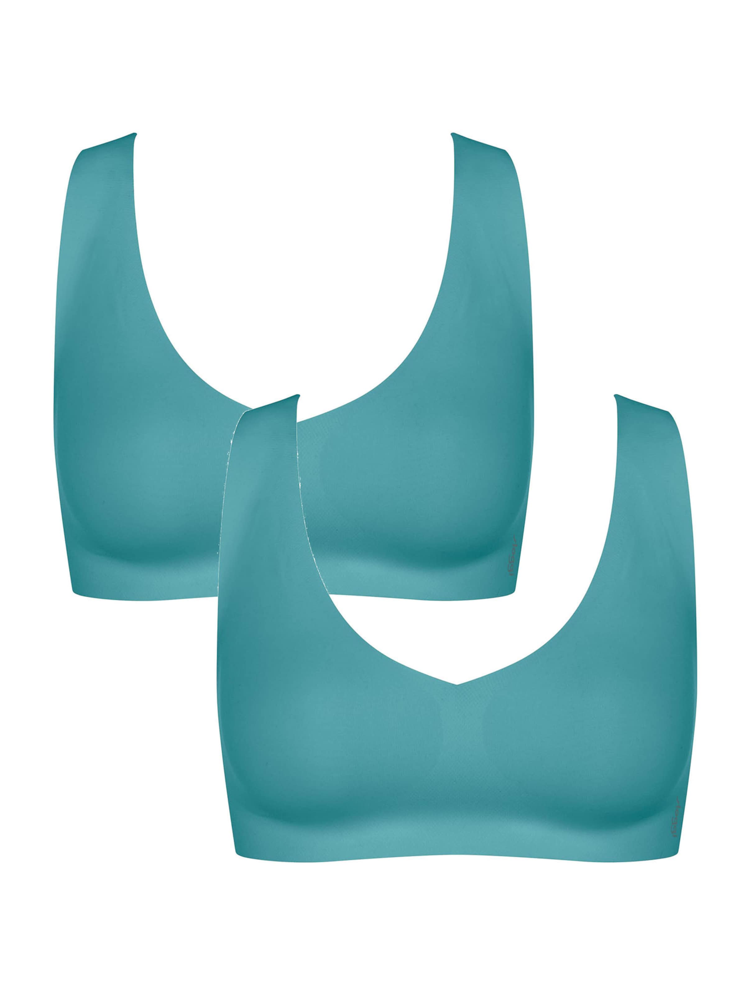 SLOGGI - Clásico Sujetador ' ZERO Feel 2.0 Bralette ' en azul: frente