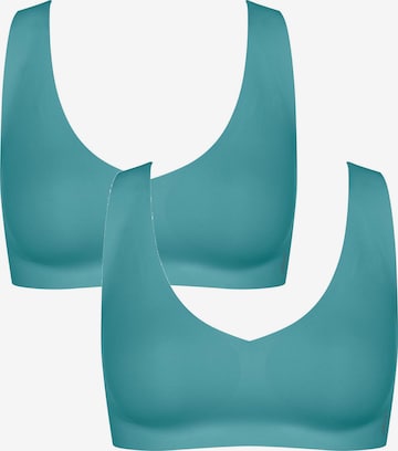 SLOGGI T-shirt Bra ' ZERO Feel 2.0 Bralette ' in Blue: front