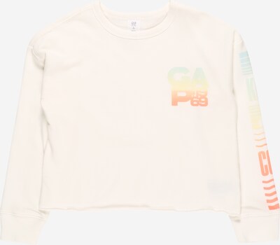 GAP Sweater majica 'BOXYCREW' u tirkiz / žuta / narančasta / prljavo bijela, Pregled proizvoda