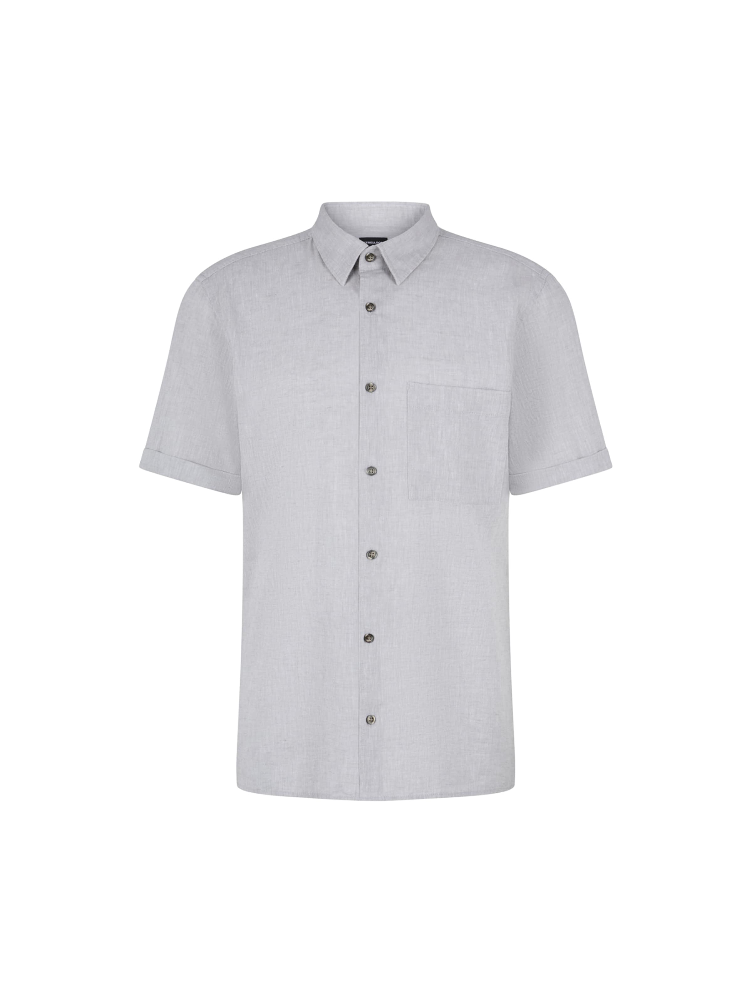 STRELLSON Regular fit Overhemd 'Carvo' in Grijs: voorkant