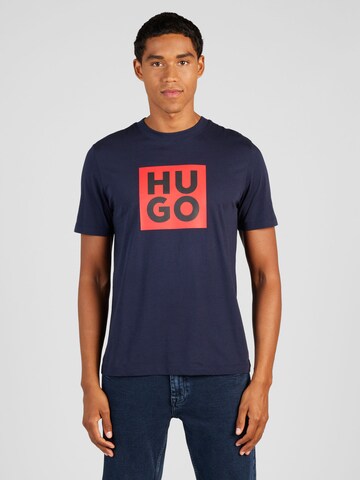 HUGO T-Shirt 'Daltor' in Blau: predná strana