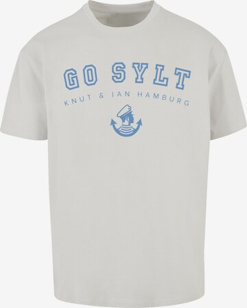 F4NT4STIC Shirt 'Go Sylt Knut & Jan Hamburg' in Grey: front