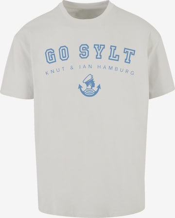 F4NT4STIC Shirt 'Go Sylt Knut & Jan Hamburg' in Grey: front