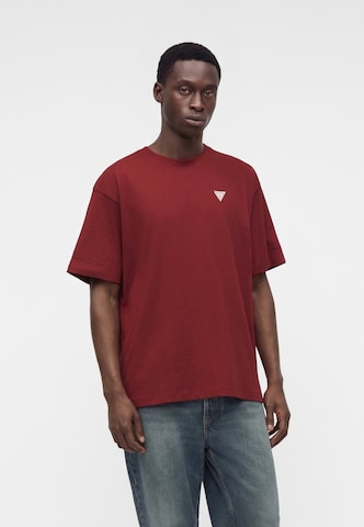 GUESS JEANS - Camiseta en rojo: frente