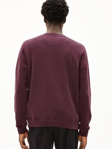 ARMEDANGELS Pullover BAARO FLEECE in Rot