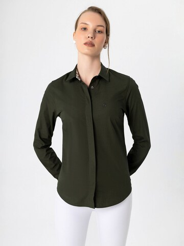 Dandalo - Blusa em verde: frente