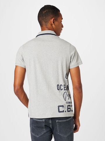 CAMP DAVID Shirt 'Ocean´s Seven I' in Grijs